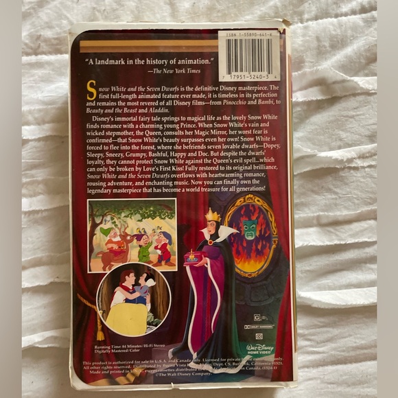 VHS MOVIES BUNDLE OF 4 Small Soldiers, Wizard of Oz, Snow White & Hercules - Picture 12 of 15